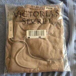 PINK Victoria's Secret Tan Joggers